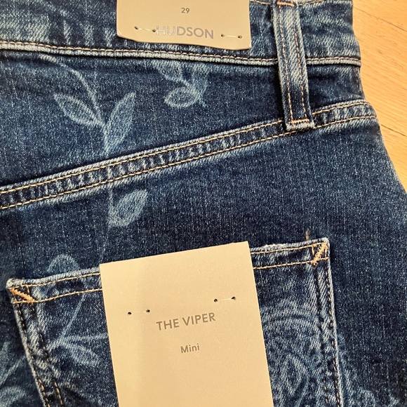 NWT Hudson Jeans Viper Paisley Mini Skirt - Picture 4 of 6